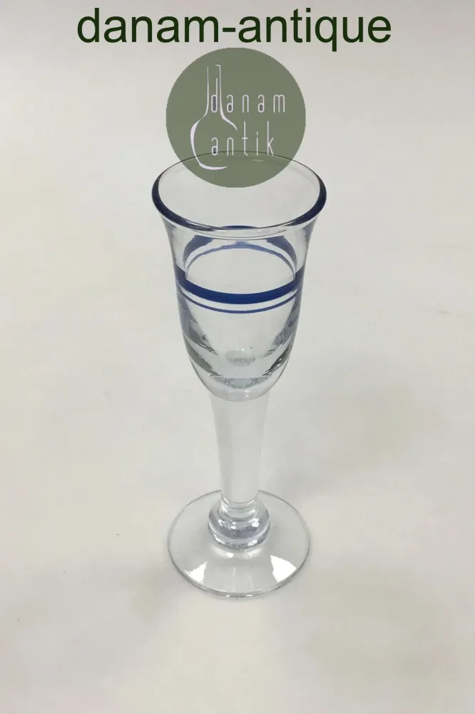 "Blå Klokke" Snapsglas Holmegaard