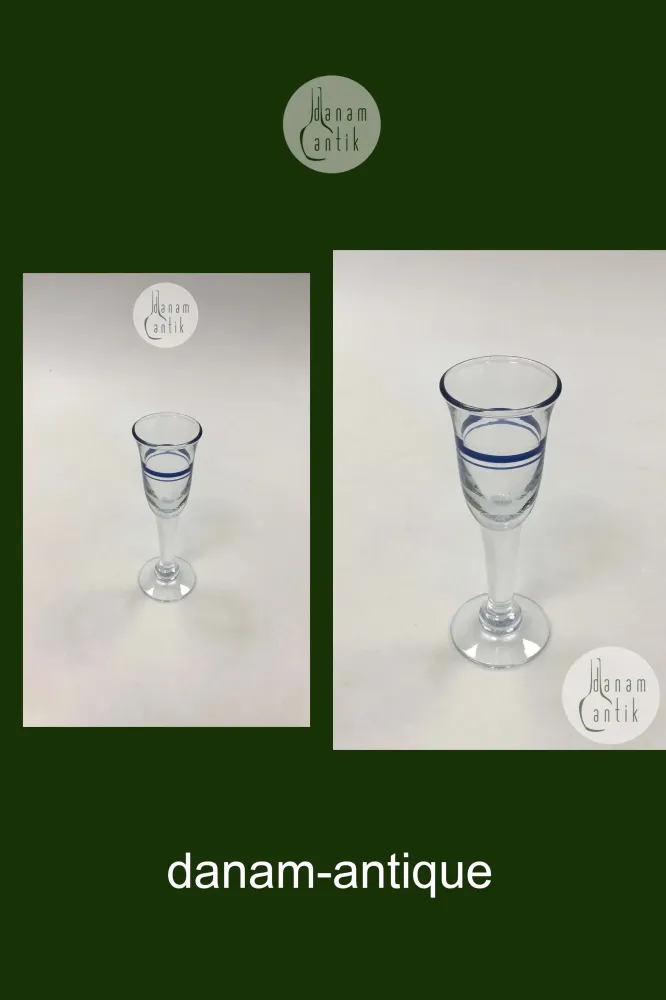 "Blå Klokke" Snapsglas Holmegaard