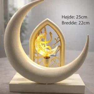 Ramadan tema på fod med batteridrevet lys i måne