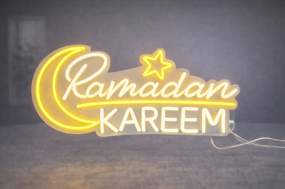 Ramaden Kareem Neon Skilt 40x20cm