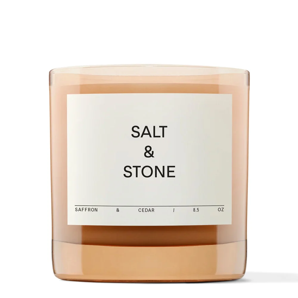 Scented Candle – Saffron & Cedar