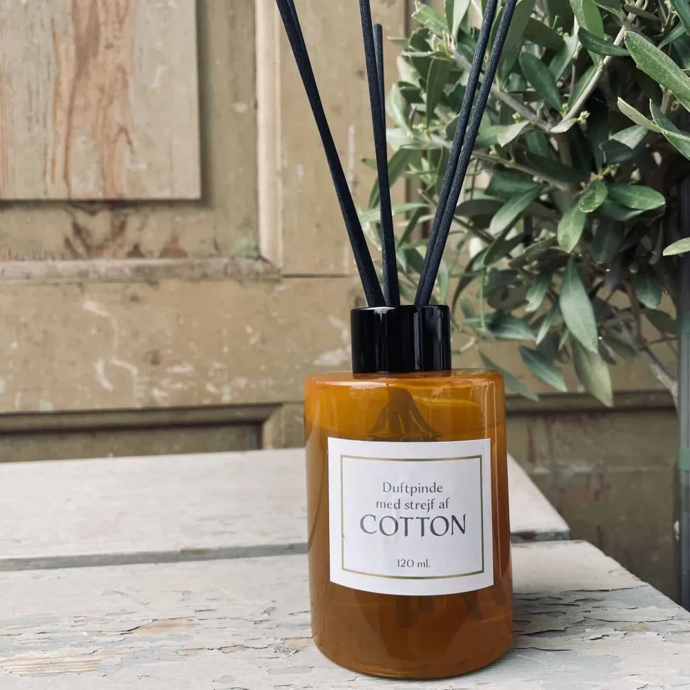 Duftepinde Gul flaske - Cotton 120ml