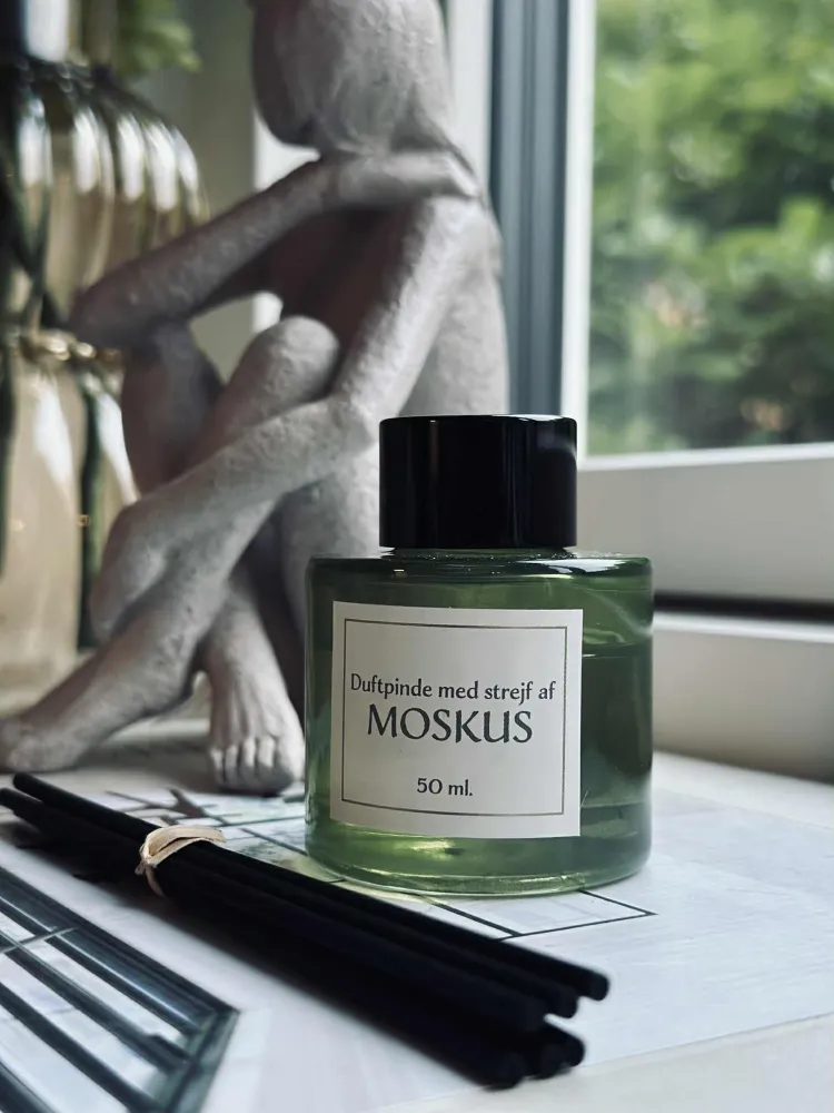 Duftepinde - Moskus 50ml - Oliven farve