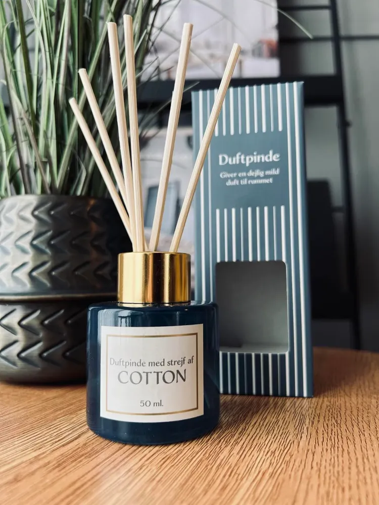 DUFTPINDE - COTTON BLÅ