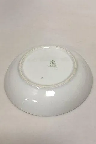 Bing & Grøndahl Hvid Demeter / Kornblomst Suppetallerken No. 22