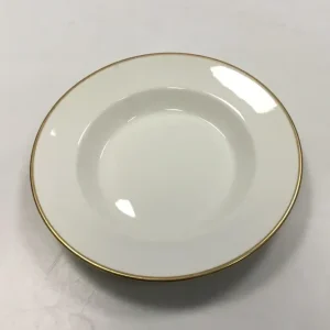 Royal Copenhagen Glat Cremefarvet stel Dyb Tallerken No 9587