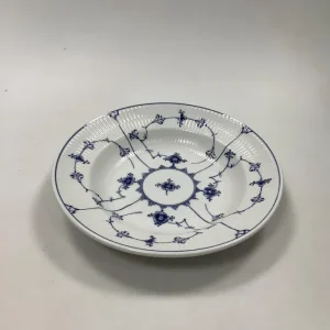 Royal Copenhagen Musselmalet Riflet Hotel Dyb Tallerken No. 2245