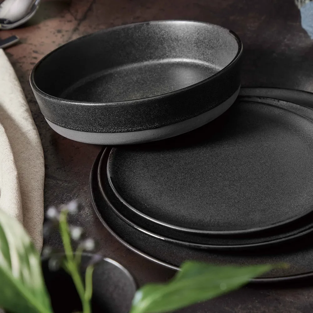 RAW suppetallerken titanium black