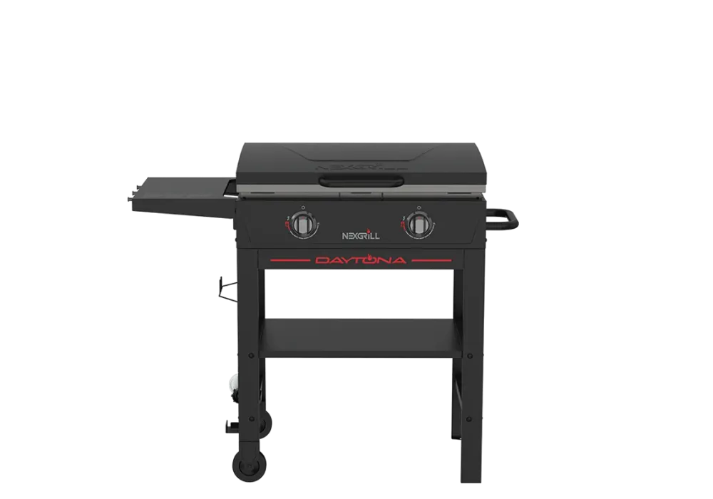 Nexgrill | Black Daytona™ 2-Burner Propane Gas Griddle Lid Seniors