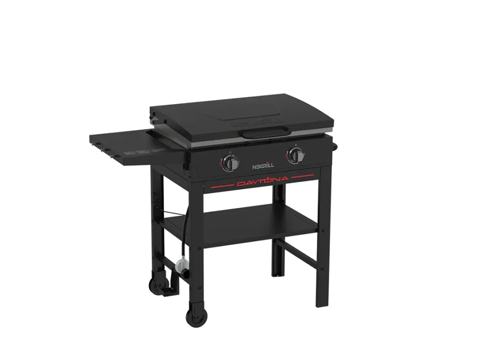 Nexgrill | Black Daytona™ 2-Burner Propane Gas Griddle Lid Seniors