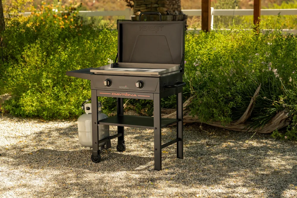 Nexgrill | Black Daytona™ 2-Burner Propane Gas Griddle Lid Seniors