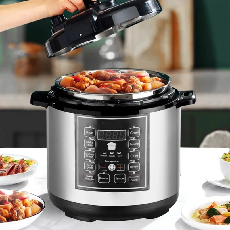 Stainless Steel Housing 5L Intelligent Electric Pressure Cooker