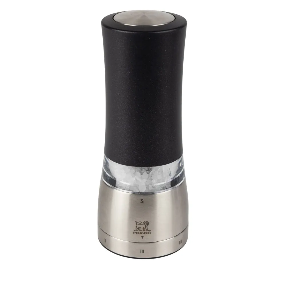 PEUGEOT | DAMAN - Elektrisk saltkværn - Rustfrit stål/akryl - Højde: 160mm