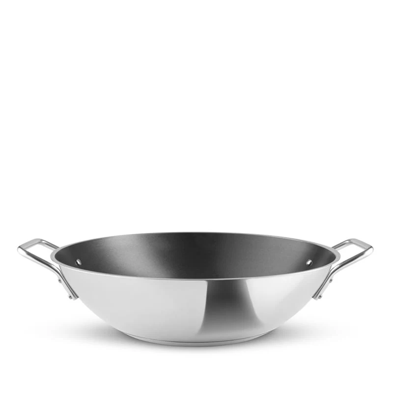 Eva Trio Recycled Rustfrit Alloy wok med keramisk belægning - Ø32 cm