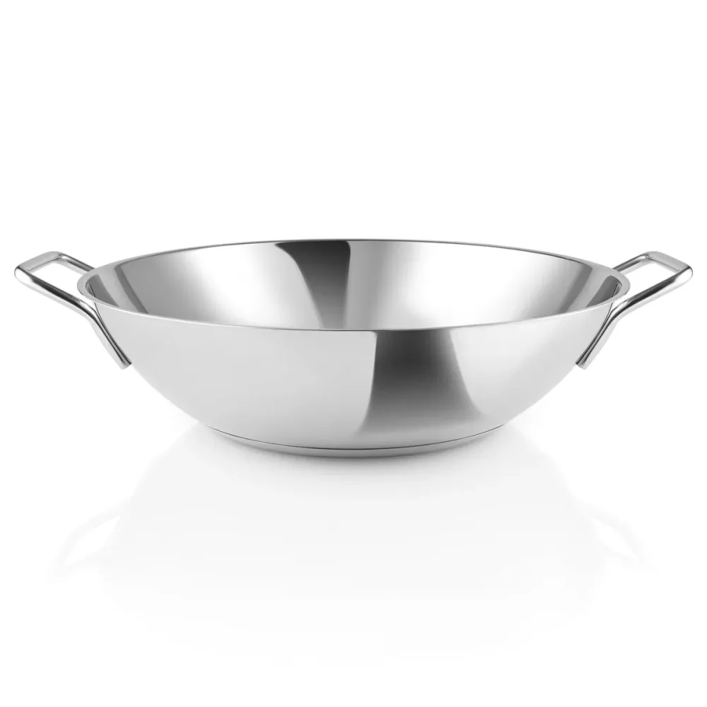 Eva Trio - Wok Rustfrit metal - 32 cm