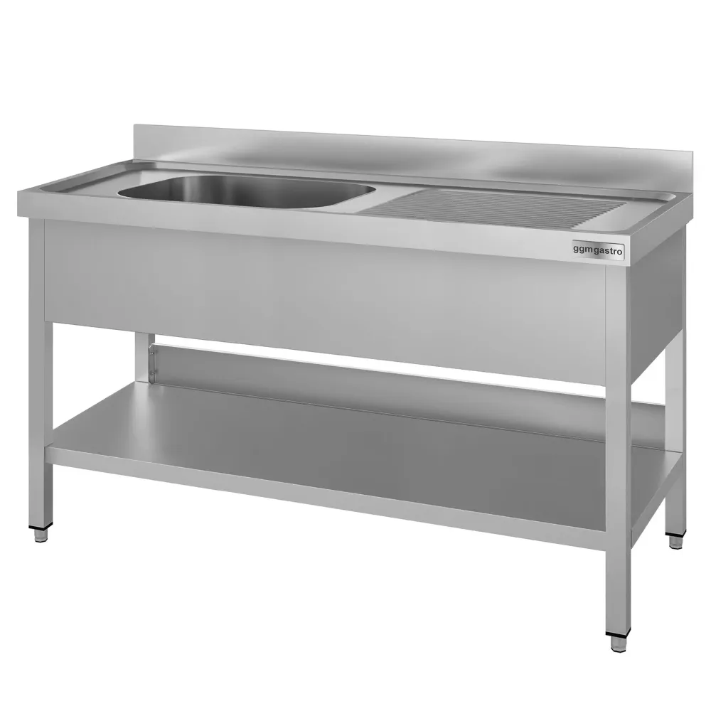 Vask ECO - 1600x700mm - med bund & 1 skål til venstre