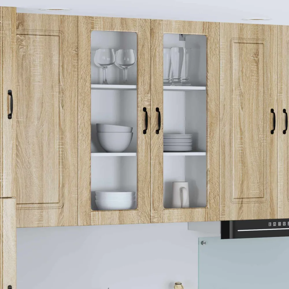 Vægskab til køkken Sonoma eg 80 x 31 x 100 cm Designed træ
