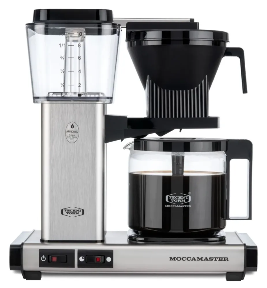 Moccamaster Automatic Brushed Platinum - Kaffemaskine