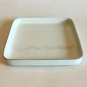 Royal Copenhagen Blåkant firkantet fad No 3048
