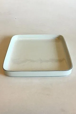 Royal Copenhagen Blåkant firkantet fad No 3048