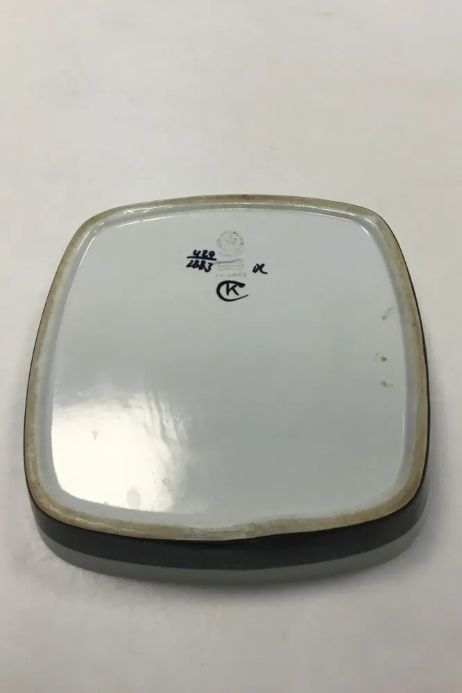 Royal Copenhagen Fajance Skål med blå dekoration No 429/2883