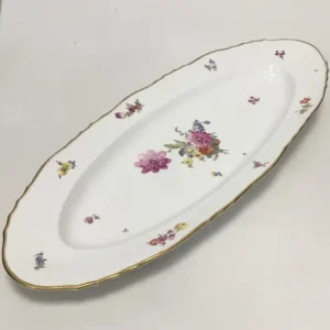 Royal Copenhagen Fuld Saksisk Blomst Fiskefad No 1561