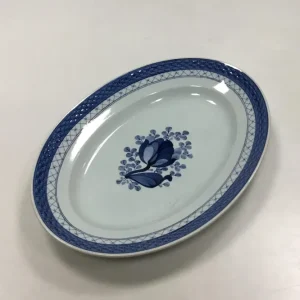 Royal Copenhagen Blå Tranquebar Ovalt fad No 927