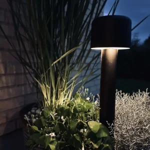 Bedlampe med solceller