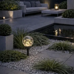 Kugle med 20 led lys – Solar
