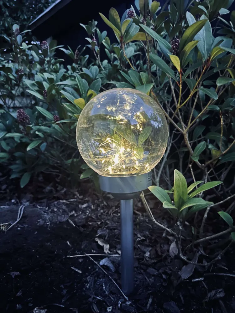 Kugle med 20 led lys – Solar