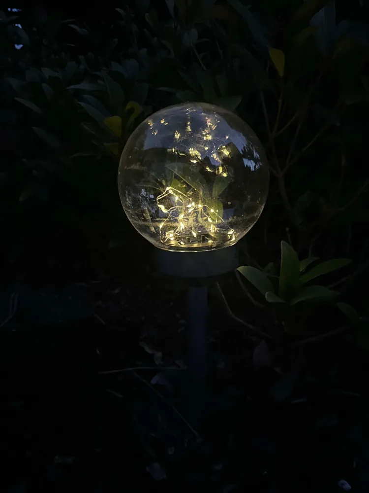 Kugle med 20 led lys – Solar