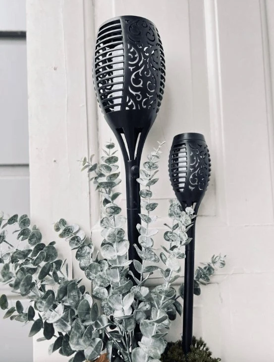 Solcelle XL fakkel Ekstra lystid - H 82cm