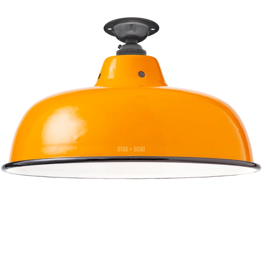FAST HALS VENT ORANGE EMALEL SKYGGE DYKE & DEAN