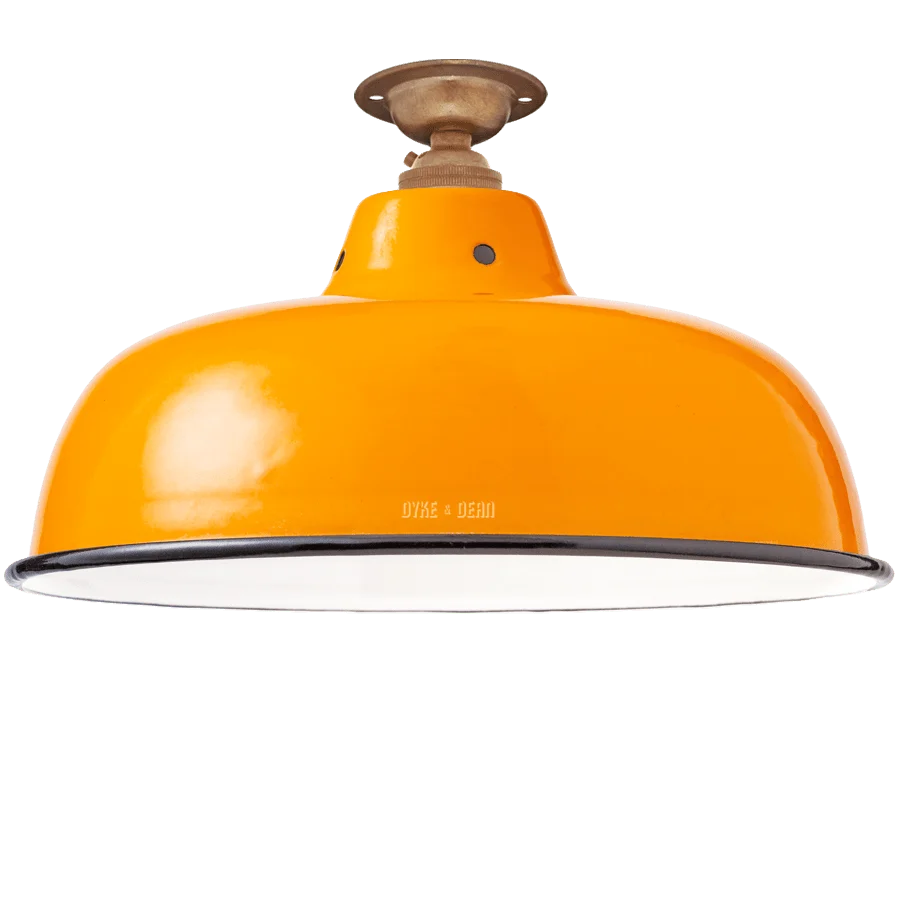 FAST HALS VENT ORANGE EMALEL SKYGGE DYKE & DEAN