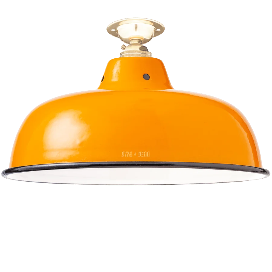 FAST HALS VENT ORANGE EMALEL SKYGGE DYKE & DEAN