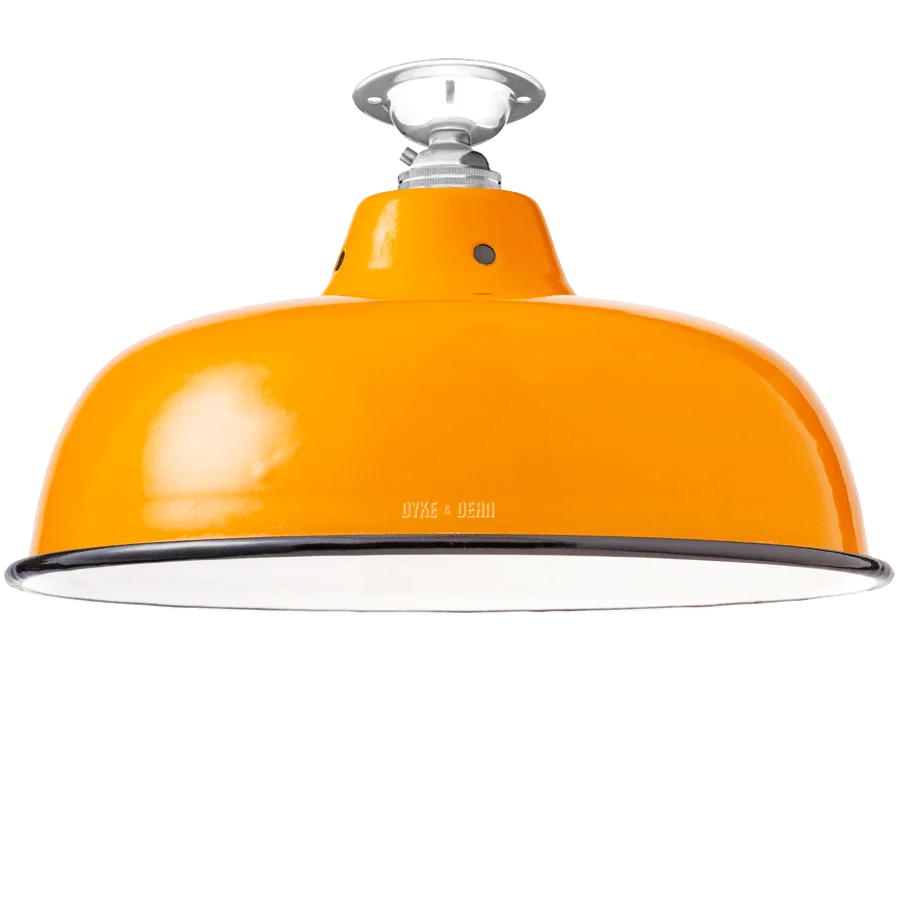 FAST HALS VENT ORANGE EMALEL SKYGGE DYKE & DEAN