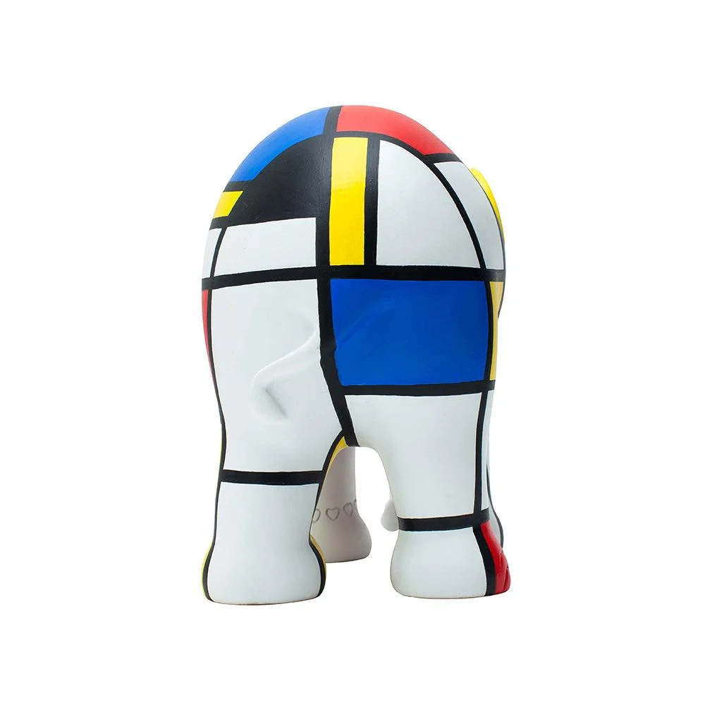 Elephant Parade elefant Hyldest til Mondriaan 10cm HYDELSE TIL MONDRIAAN 10