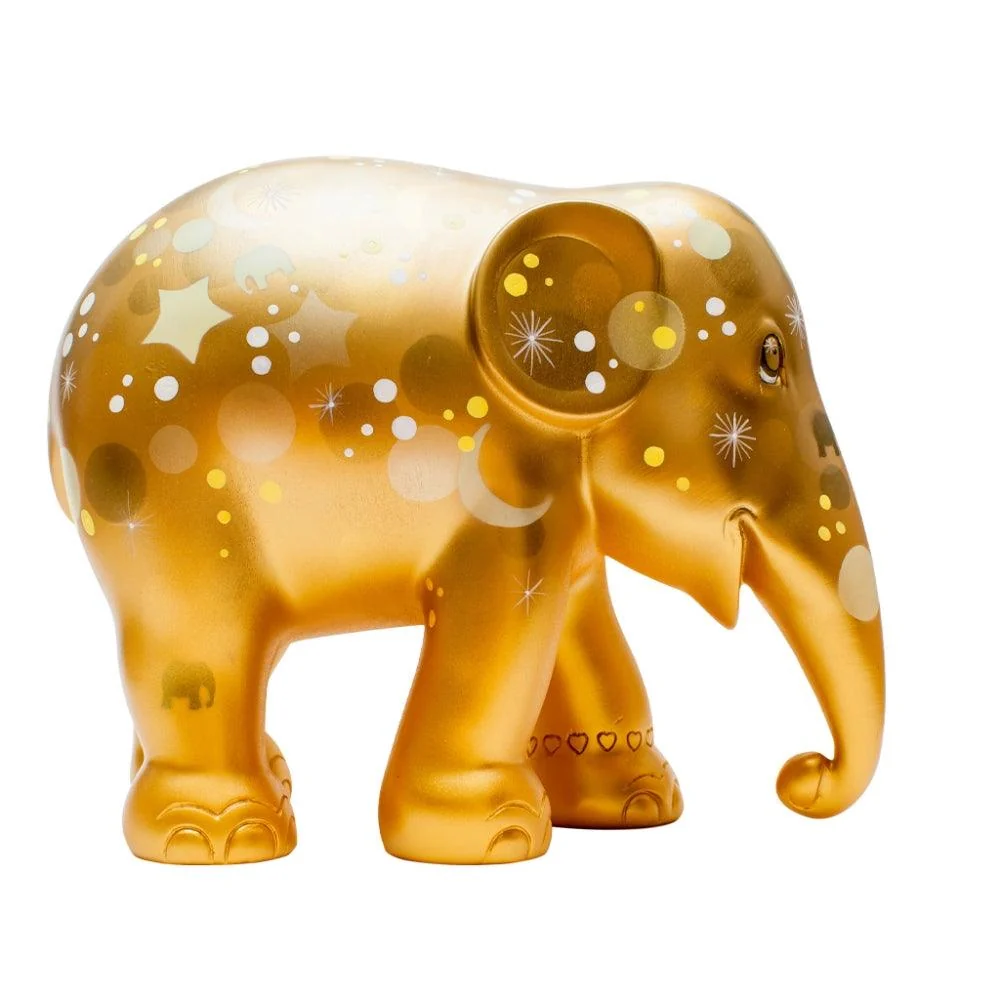 Elephant Parade Sparkling Celebration Guld 10cm SPARKING CELEBRATION GULD 10