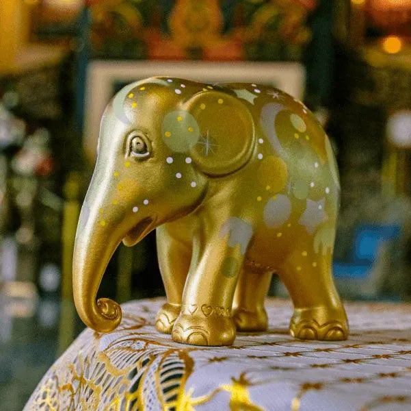Elephant Parade Sparkling Celebration Guld 10cm SPARKING CELEBRATION GULD 10