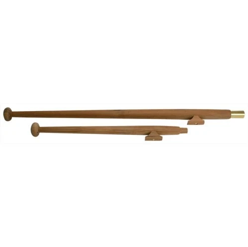 Roca, Teak Flagspil 45 cm med teak bøsning Ø18 mm