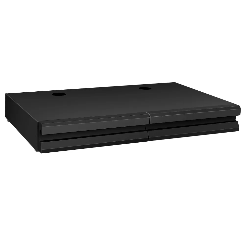 Udslagsskuffe - Dobbelt - 820x510x115mm - med dørhammer - Mat midnight