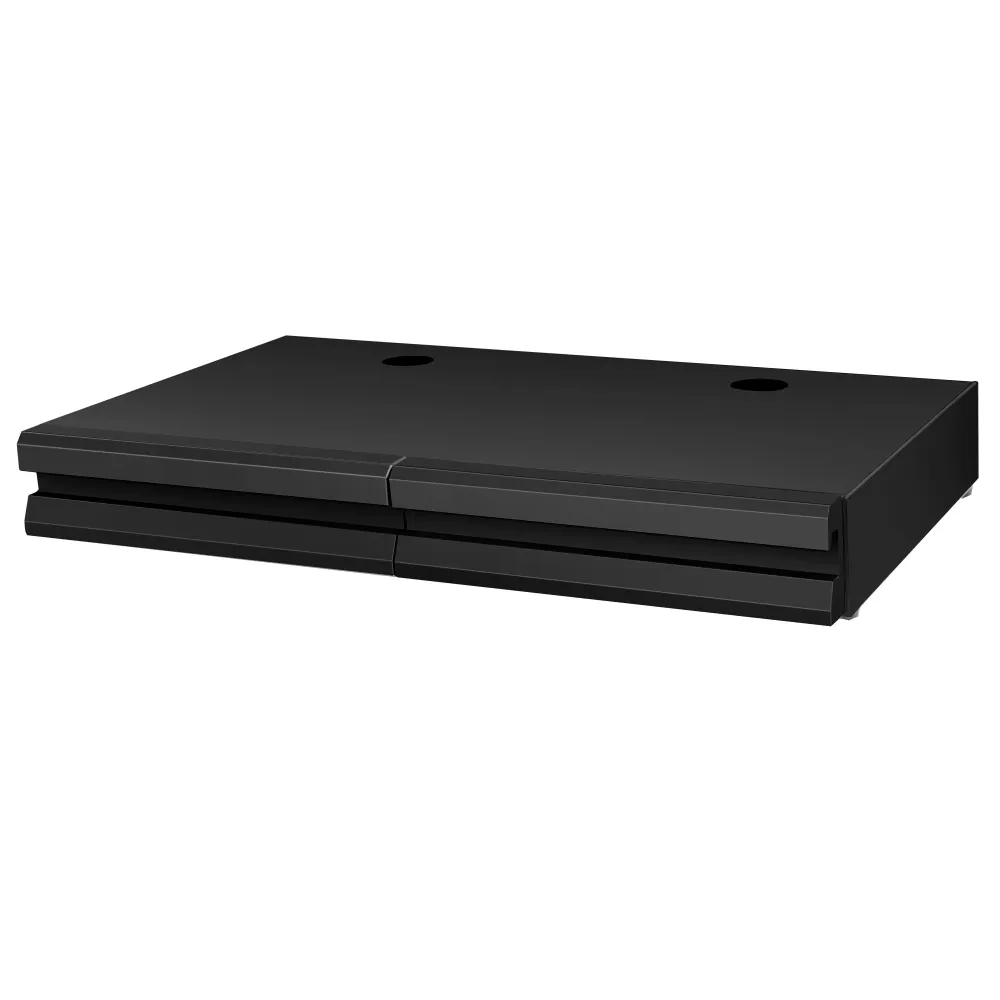 Udslagsskuffe - Dobbelt - 820x510x115mm - med dørhammer - Mat midnight