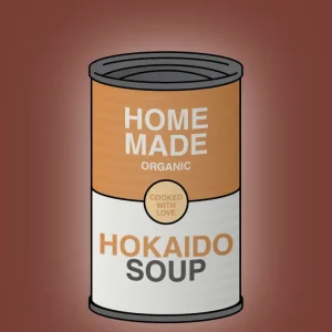 plakat: dåse med hokaido soup - cherry pepper 60