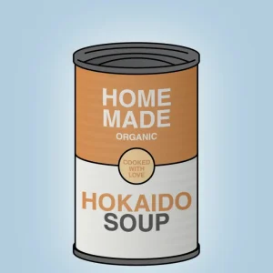 plakat: dåse med hokaido soup - heavenly cobalt 60