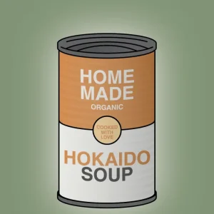 plakat: dåse med hokaido soup - jade 60