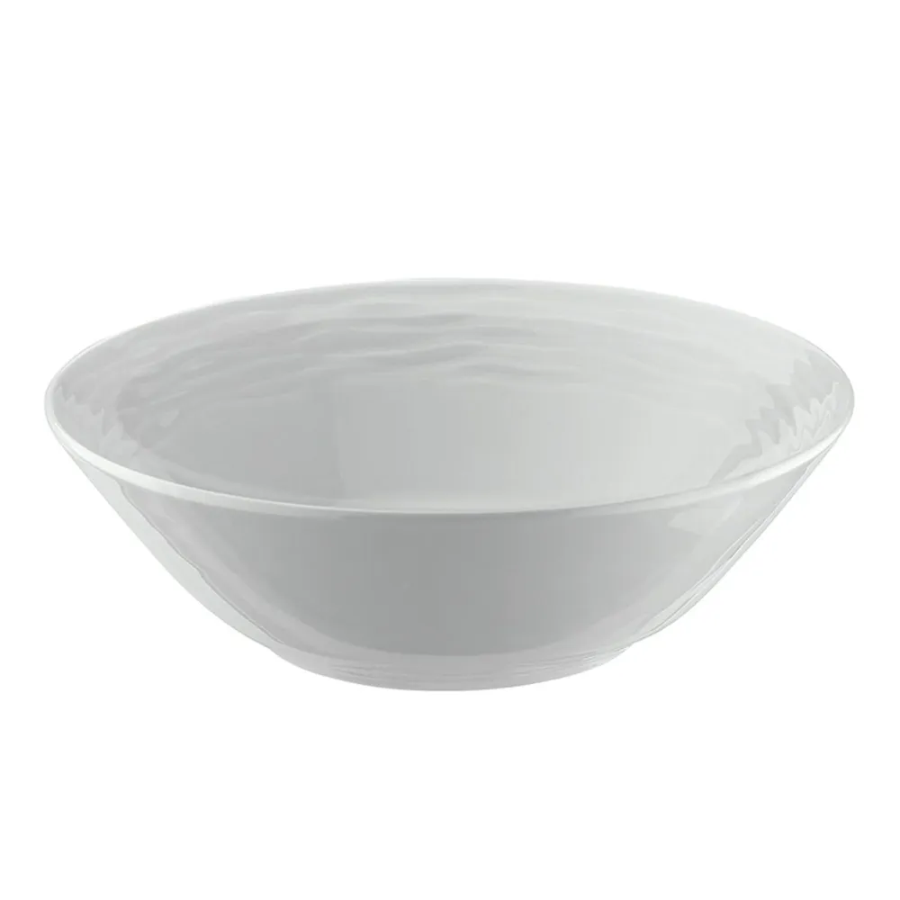 (6 stk.) SEA WAVE - Dessert-/salatskål - Ø 230mm - Kridt