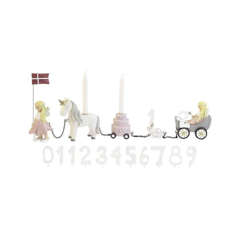 Kids Friis Fødsesldagstog blomsterfeer m. 11 tal