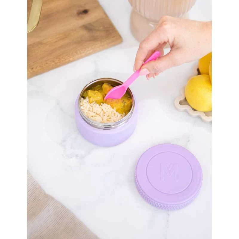 MontiiCo Food Jar - Termobeholder - Travel - 200ml - Lilac
