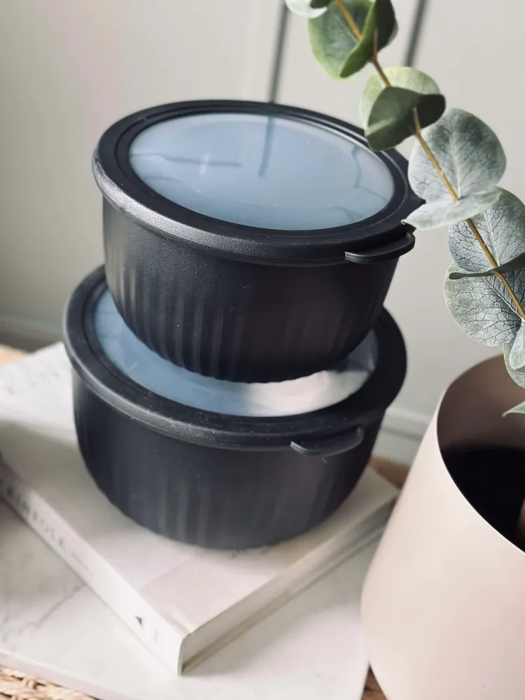 Opbevaringsbøtter Black – Sæt med 4 stk.