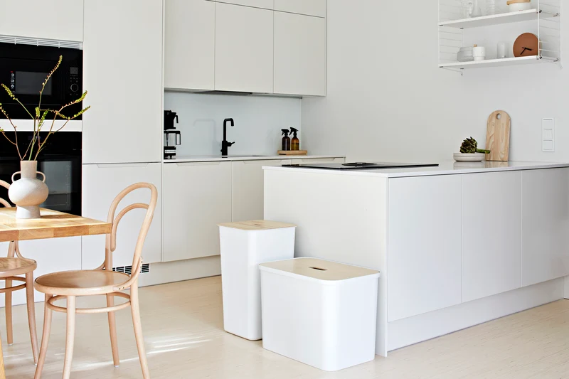 SmartStore Collect 76L affaldsspande Sæt - Ivory